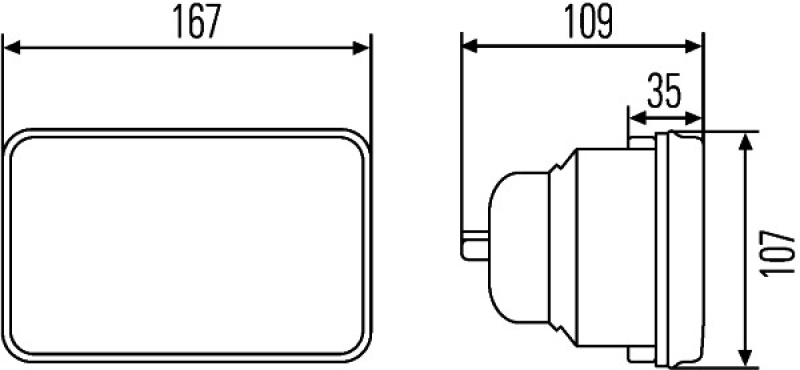 HELLA Scheinwerfereinsatz, Fernscheinwerfer