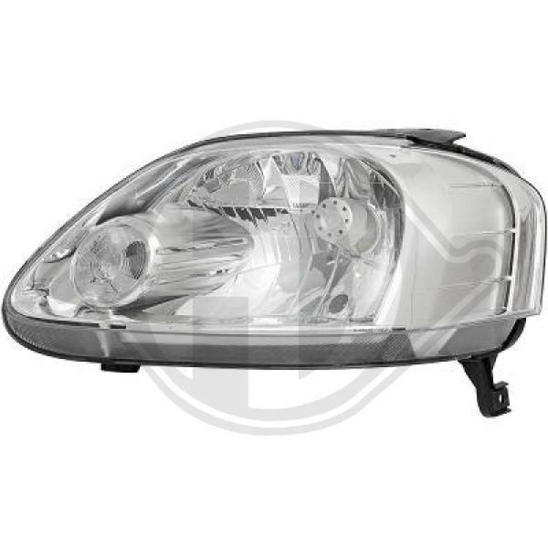 1x Diederichs Hauptscheinwerfer H4 Links passend für VW FOX 5Z1 1.2 1.4 ...