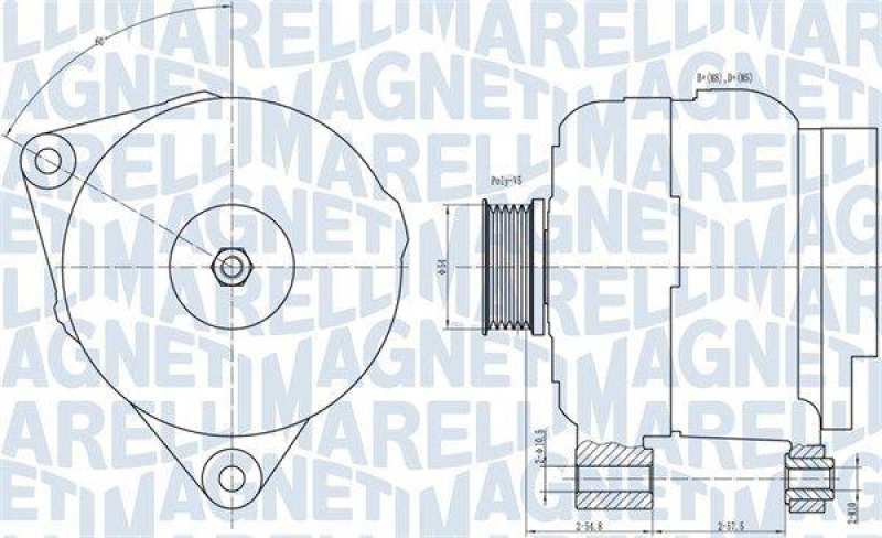 MAGNETI MARELLI Alternator
