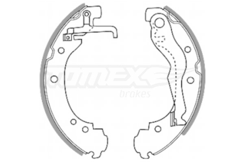 TOMEX Brakes Bremsbackensatz