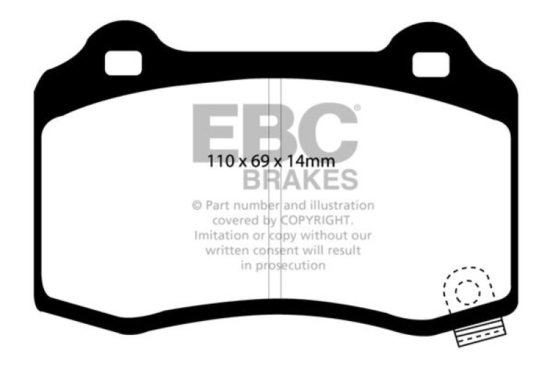 EBC Brakes Brake Pad Set, disc brake