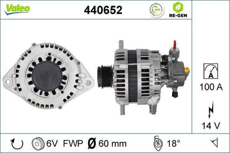VALEO Generator VALEO RE-GEN AT