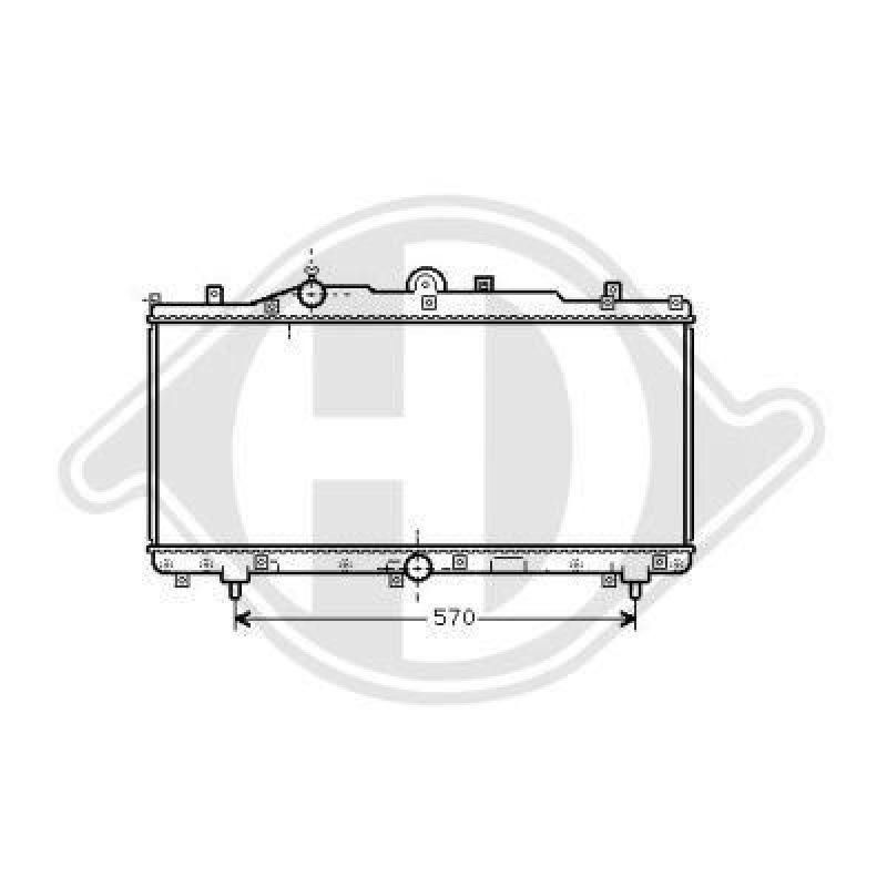 DIEDERICHS Radiator, engine cooling DIEDERICHS Climate