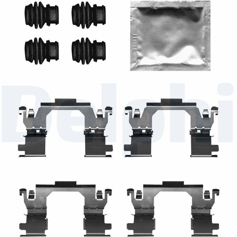 DELPHI Zubeh&ouml;rsatz, Scheibenbremsbelag LX0709