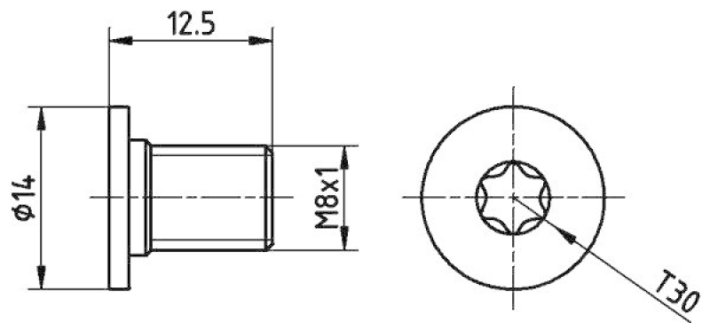 TEXTAR Schraube, Bremsscheibe