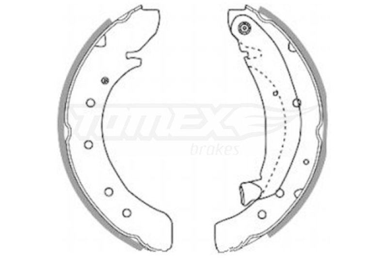 TOMEX Brakes Bremsbackensatz