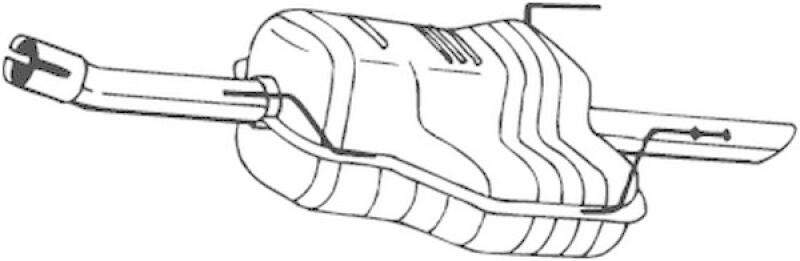 BOSAL Endschalldämpfer