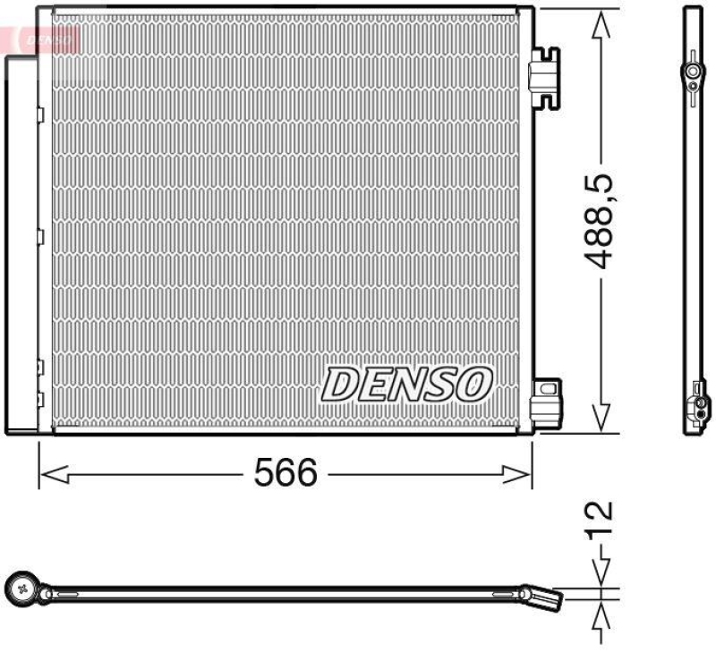 DENSO Condenser, air conditioning