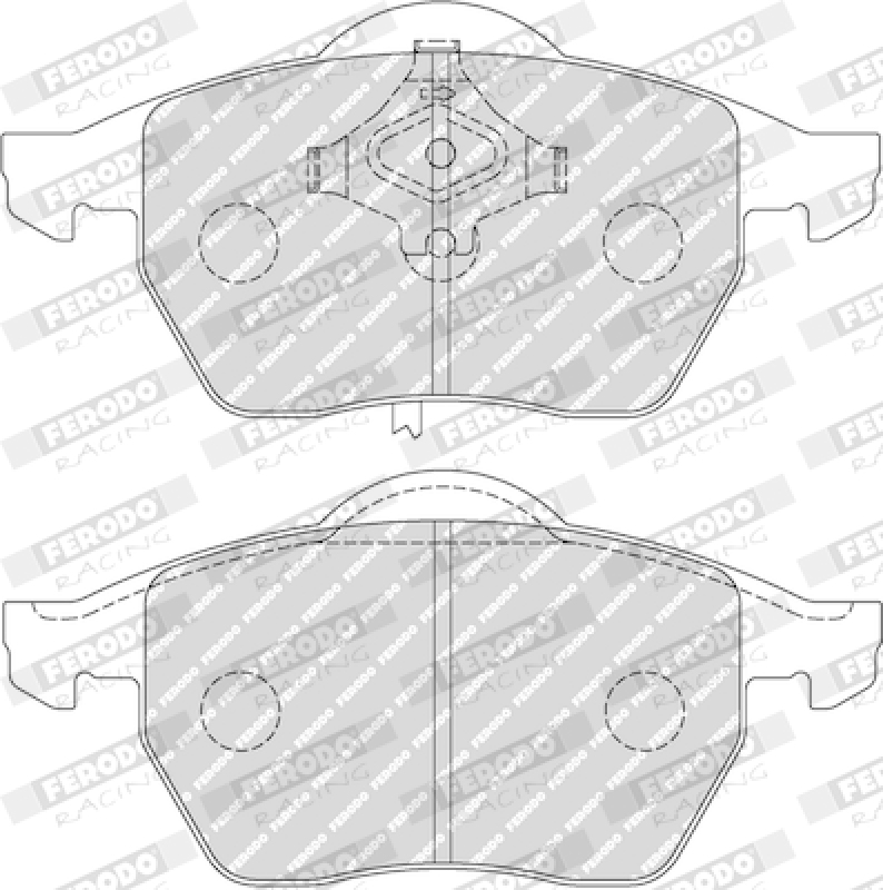 FERODO RACING Bremsbelagsatz, Scheibenbremse