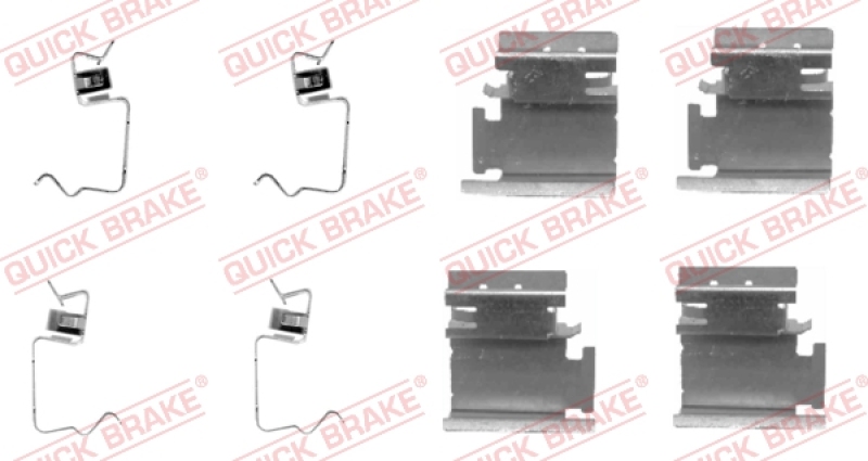 QUICK BRAKE Zubehörsatz, Scheibenbremsbelag