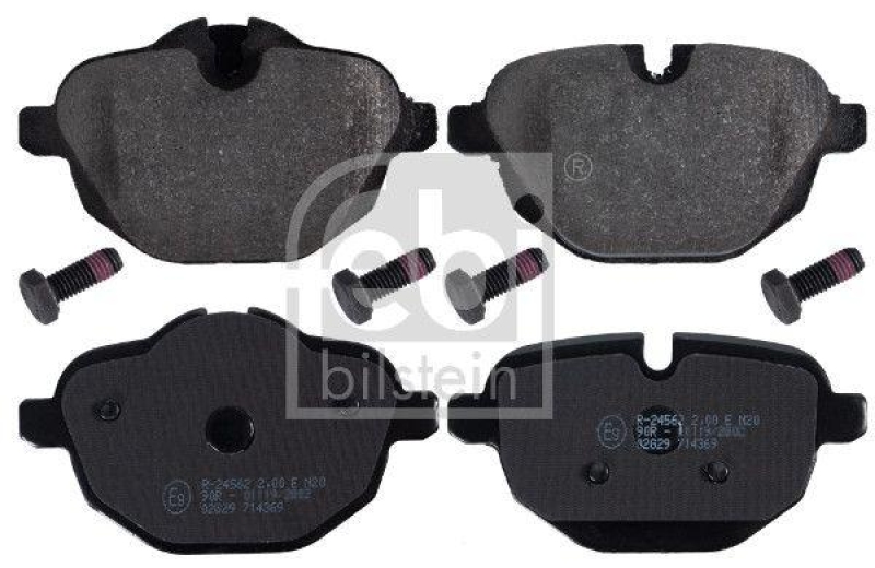 FEBI BILSTEIN Bremsbelagsatz, Scheibenbremse 116029