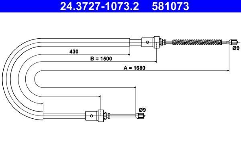 ATE Cable, parking brake