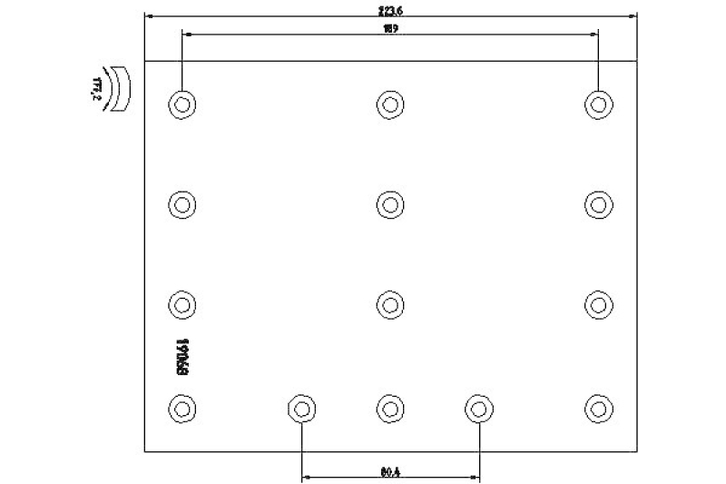 TEXTAR Brake Lining Kit, drum brake