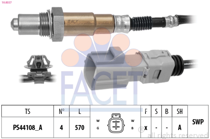 FACET Lambdasonde Made in Italy - OE Equivalent