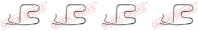 QUICK BRAKE Zubeh&ouml;rsatz, Scheibenbremsbelag
