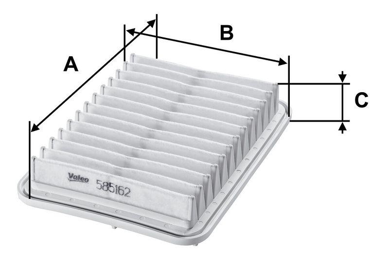VALEO Luftfilter 585162