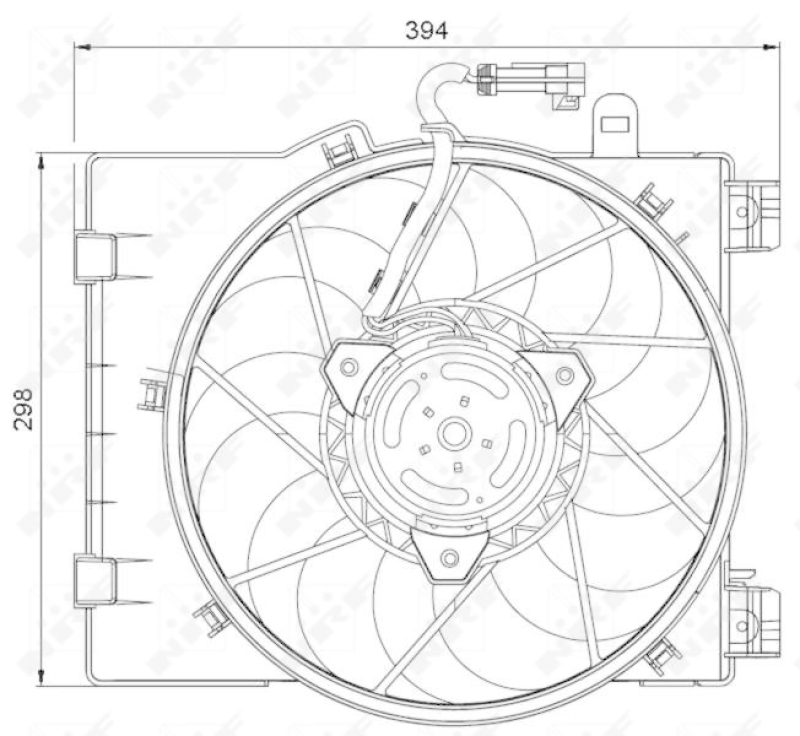 NRF Fan, radiator