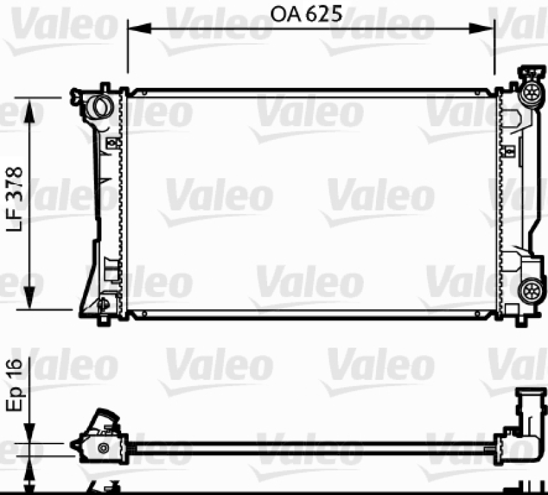 VALEO Radiator, engine cooling