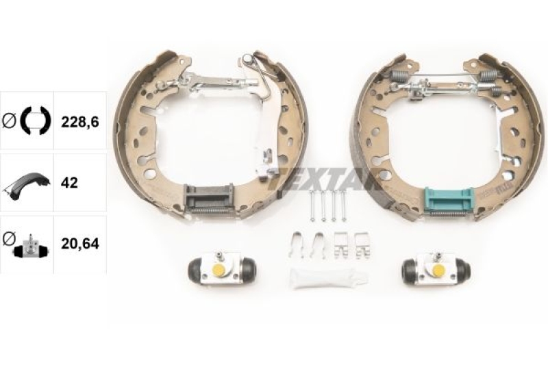 TEXTAR Bremsbackensatz Shoe Kit Pro 84065400