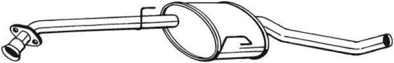 BOSAL Middle Silencer
