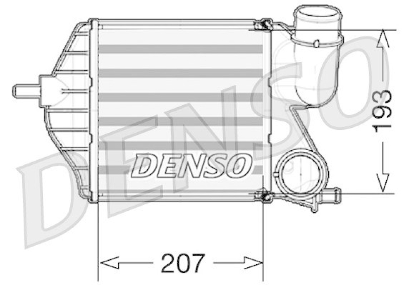 DENSO Ladeluftk&uuml;hler DIT09102
