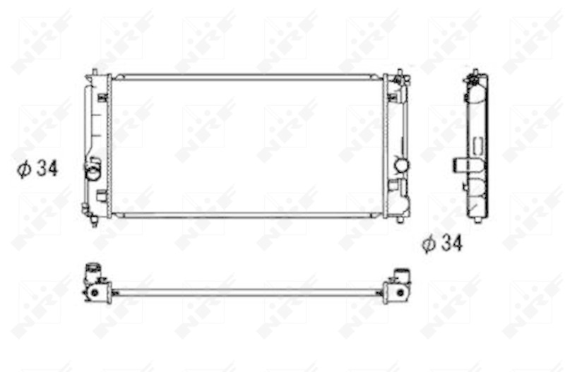 NRF Radiator, engine cooling