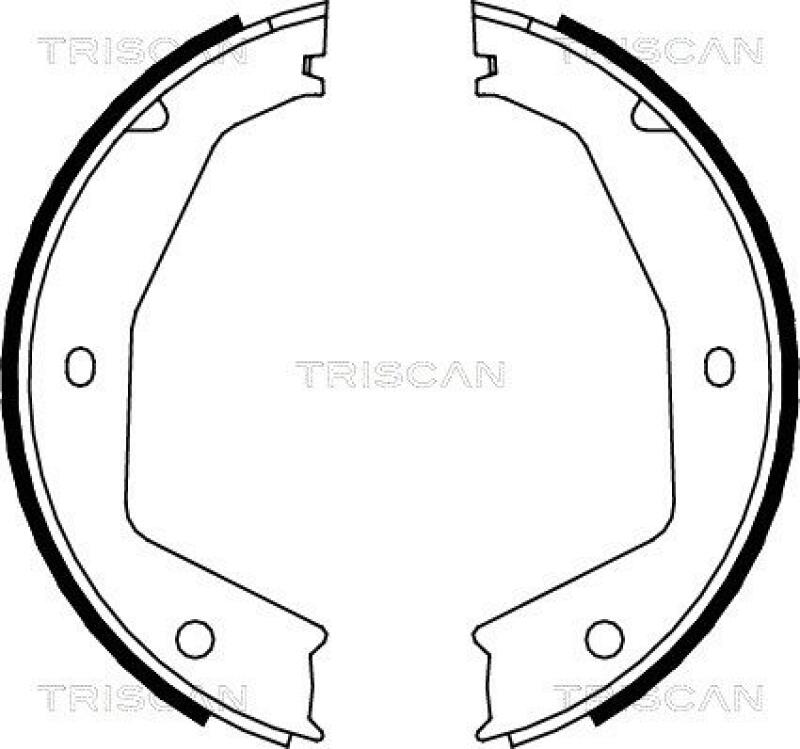 TRISCAN Bremsbackensatz, Feststellbremse