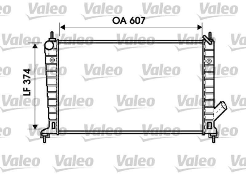 VALEO Radiator, engine cooling