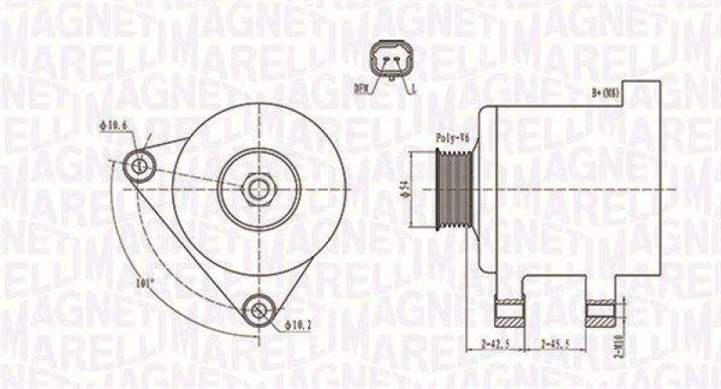MAGNETI MARELLI Generator 63731674010