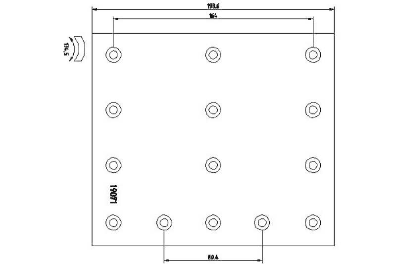 TEXTAR Brake Lining Kit, drum brake