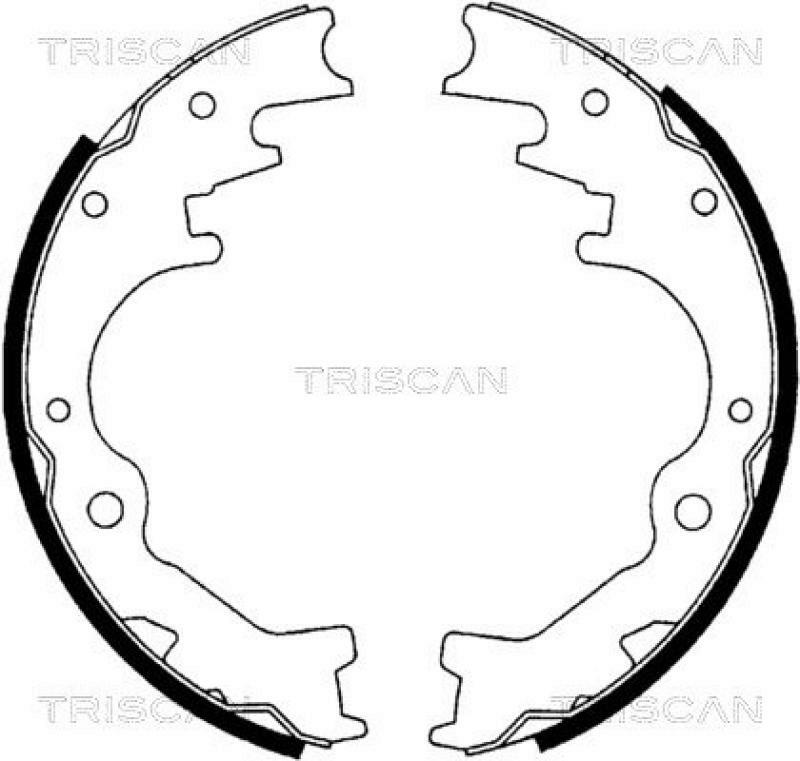 TRISCAN Bremsbackensatz 8100 10035