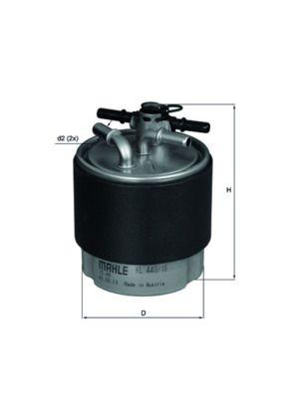Kraftstofffilter MAHLE ORIGINAL XY457616 online kaufen | Lott 