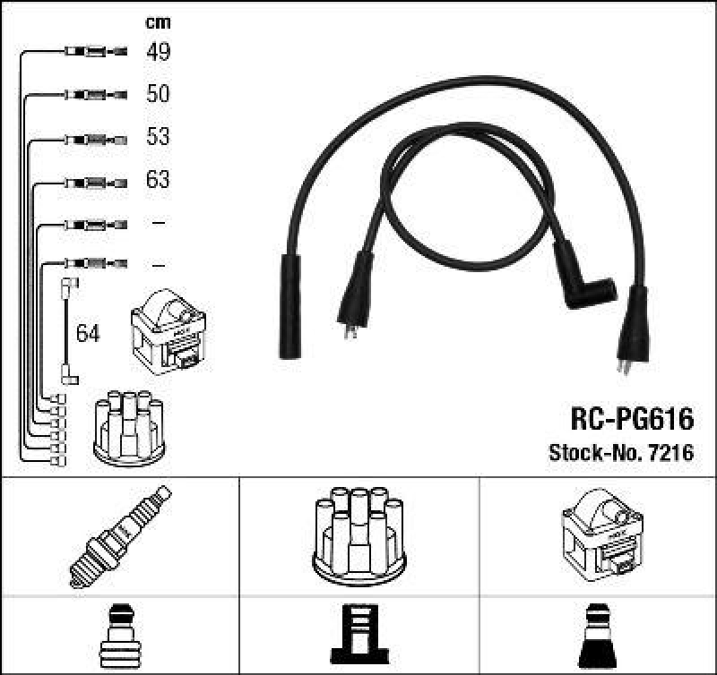 NGK Ignition Cable Kit