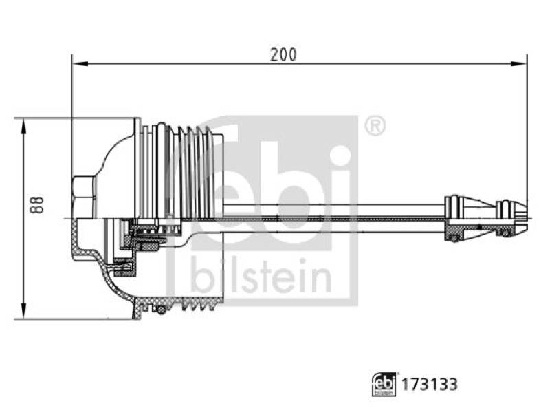 FEBI BILSTEIN Cap, oil filter housing febi Plus