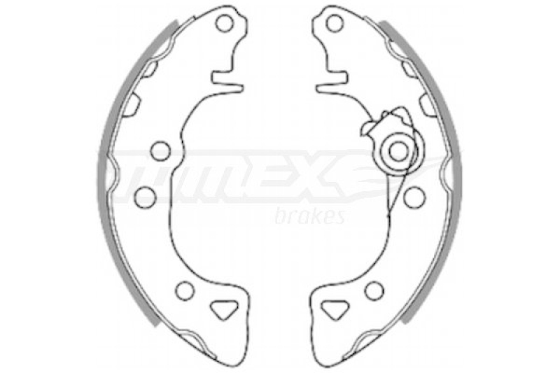 TOMEX Brakes Bremsbackensatz
