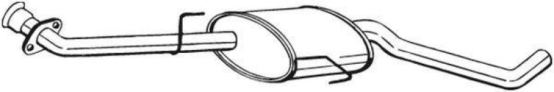 BOSAL Middle Silencer