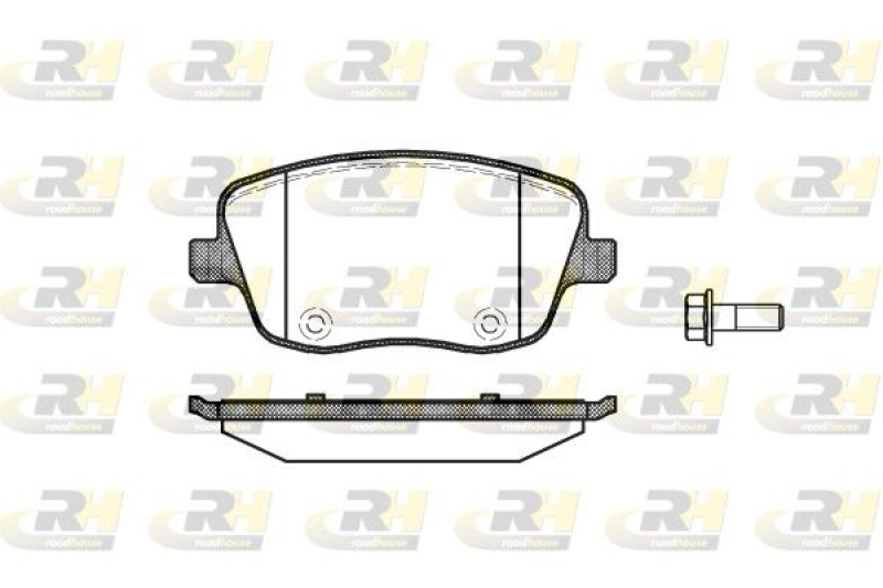 ROADHOUSE Brake Pad Set, disc brake