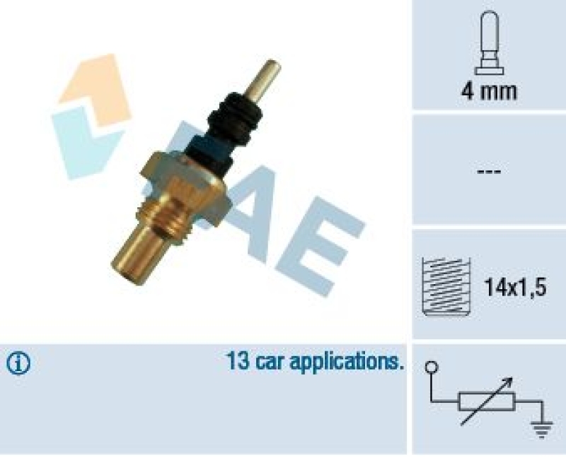 FAE Sensor, coolant temperature