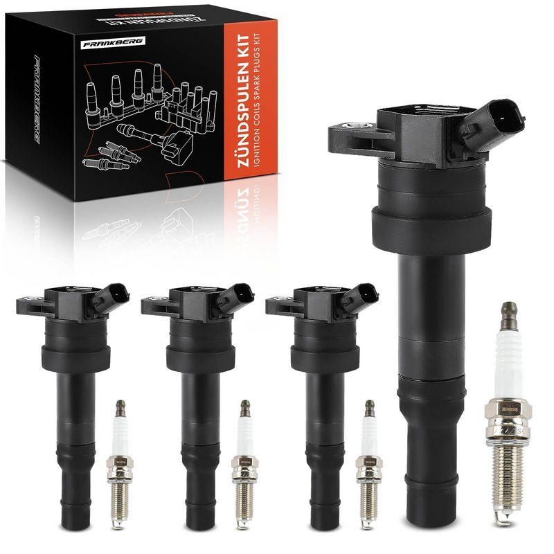 4x Frankberg Z&uuml;ndspule+4x Z&uuml;ndkerze 5481FB0030383