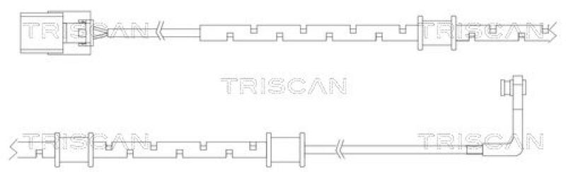 TRISCAN Warning Contact, brake pad wear