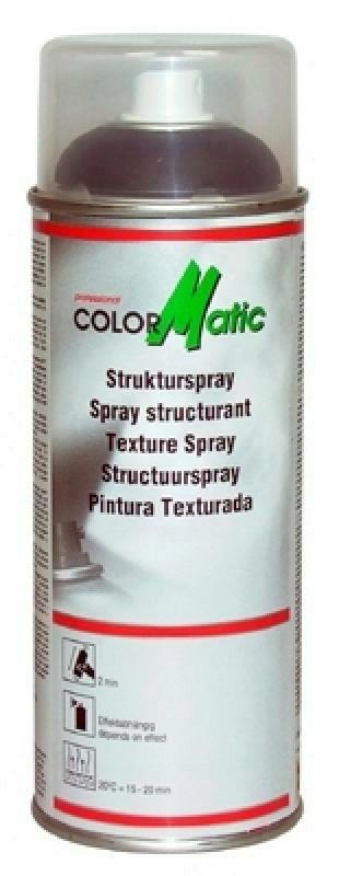 COLORMATIC Kunststofflack Strukturspray schwarz 400ml