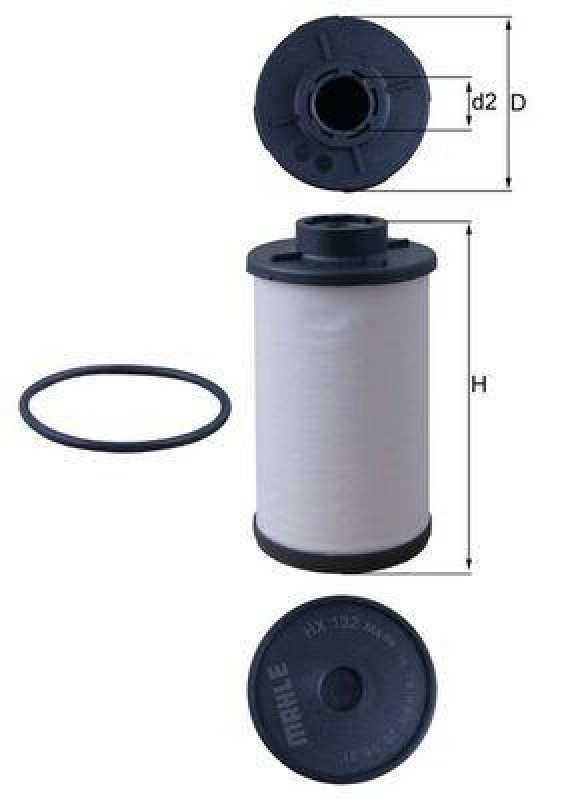 KNECHT Hydraulic Filter, automatic transmission