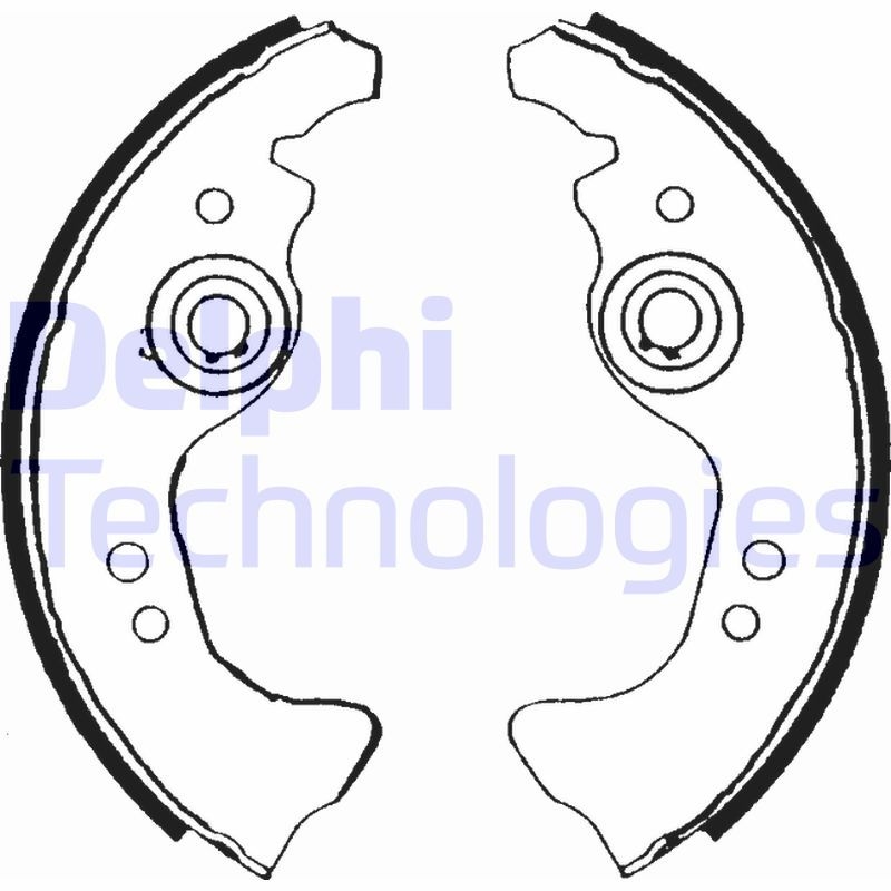 DELPHI Brake Shoe Set