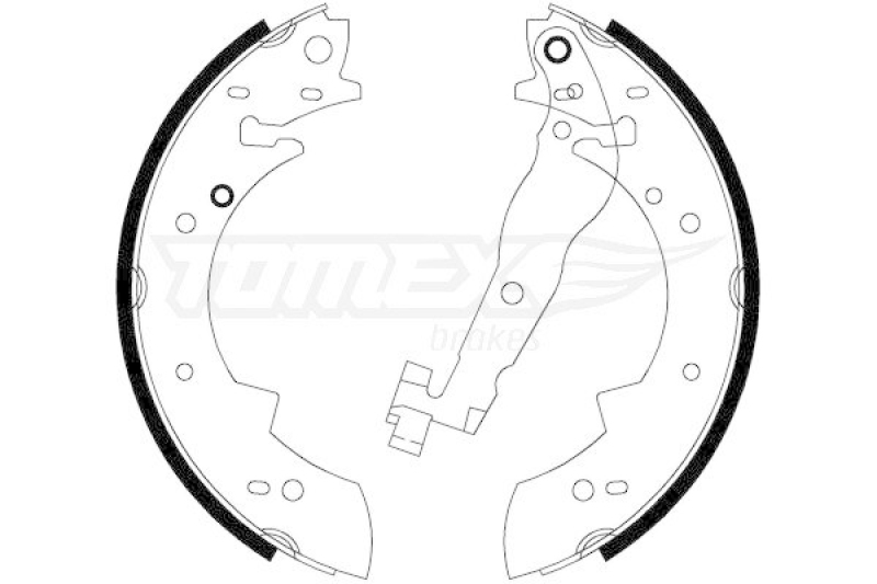 TOMEX Brakes Bremsbackensatz