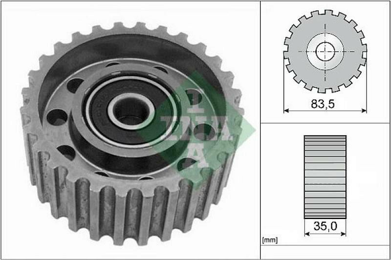 INA Deflection/Guide Pulley, timing belt