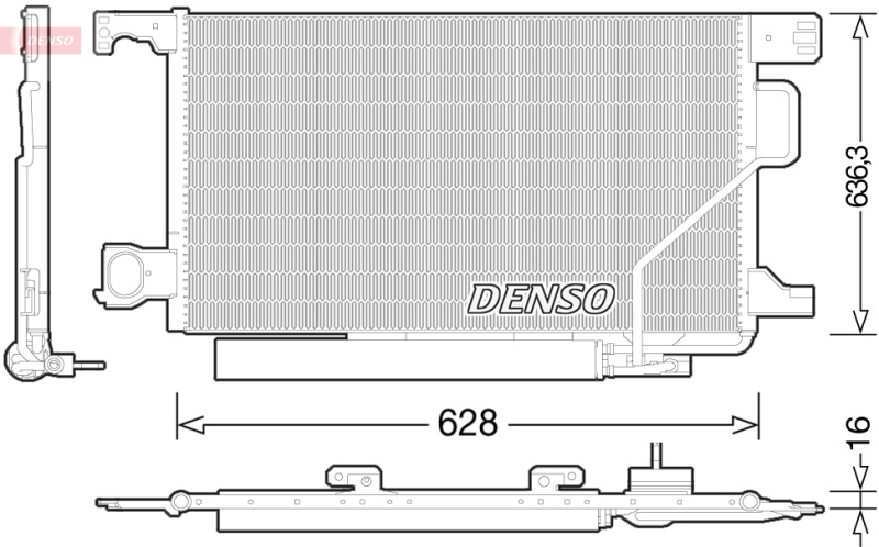 DENSO Kondensator, Klimaanlage