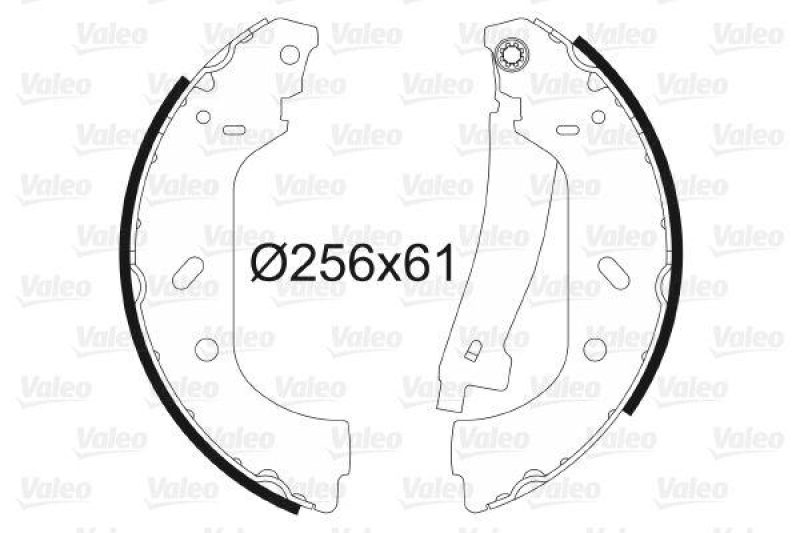 VALEO Bremsbackensatz 562552