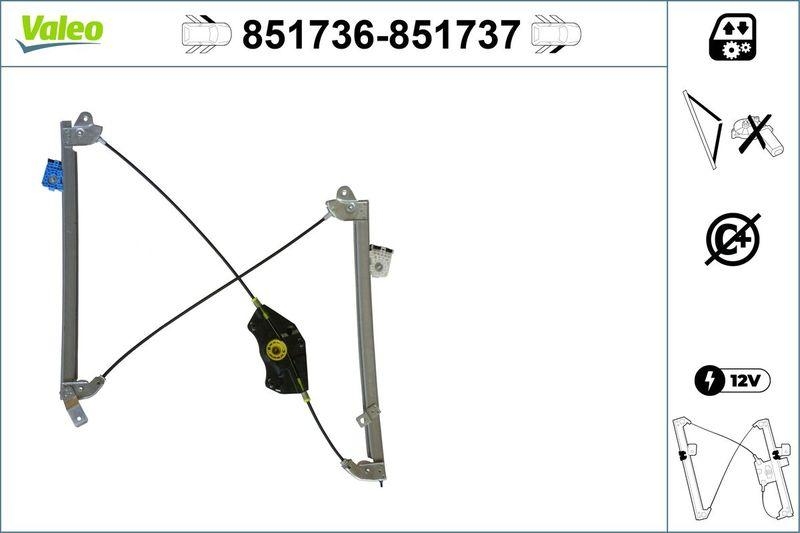 VALEO Fensterheber 851736