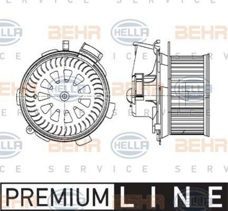 HELLA Interior Blower BEHR HELLA SERVICE *** PREMIUM LINE ***