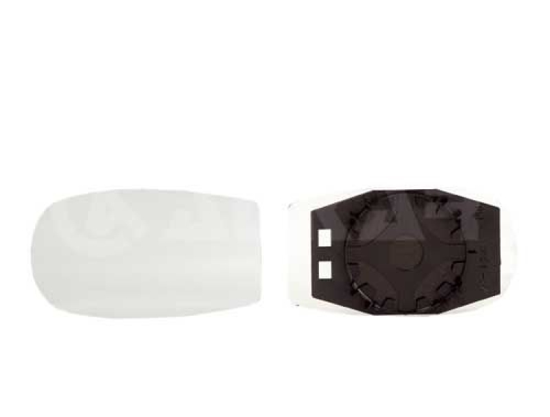 SPIEGELGLAS + HALTER beidseitig passend f&uuml;r FIAT PUNTO (188_) 9/1999-12/2003 6453349